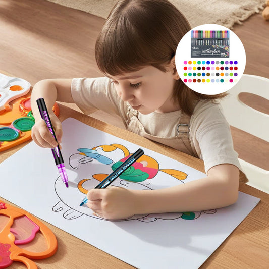 🎅Idée cadeau de Noël 49% de réduction - 🎁Stylos surligneurs Graffiti lumineux pour coloriage