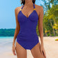 Maillot de Bain Sexy à Encolure Ras du Cou pour Femmes